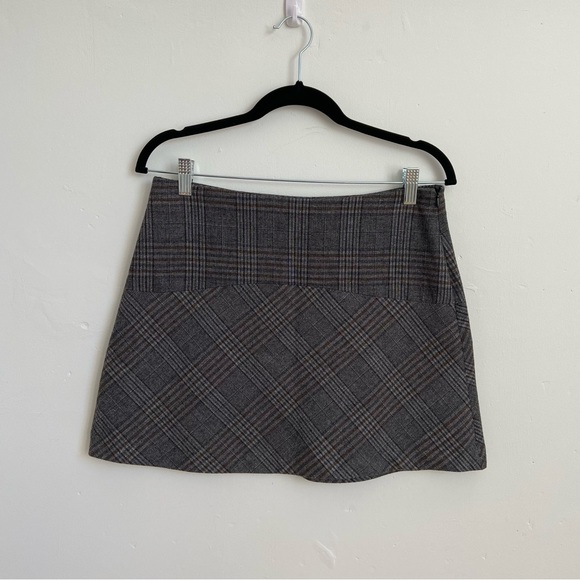 Zara Dresses & Skirts - Zara Brown Plaid Mini Skirt size Medium